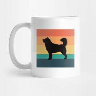 Vintage Sunset Alaskan Malamute Dog Owner Gift Mug